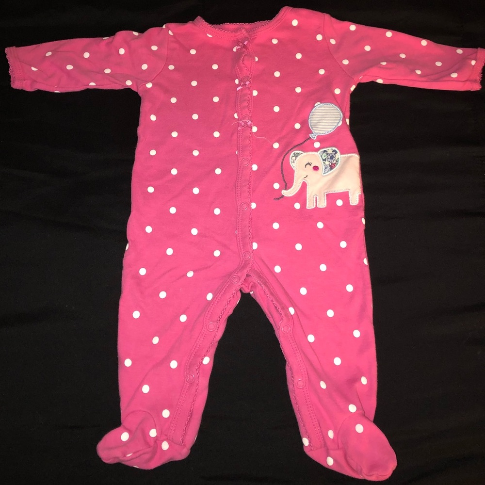 Baby girl Carter’s long sleeve onesie